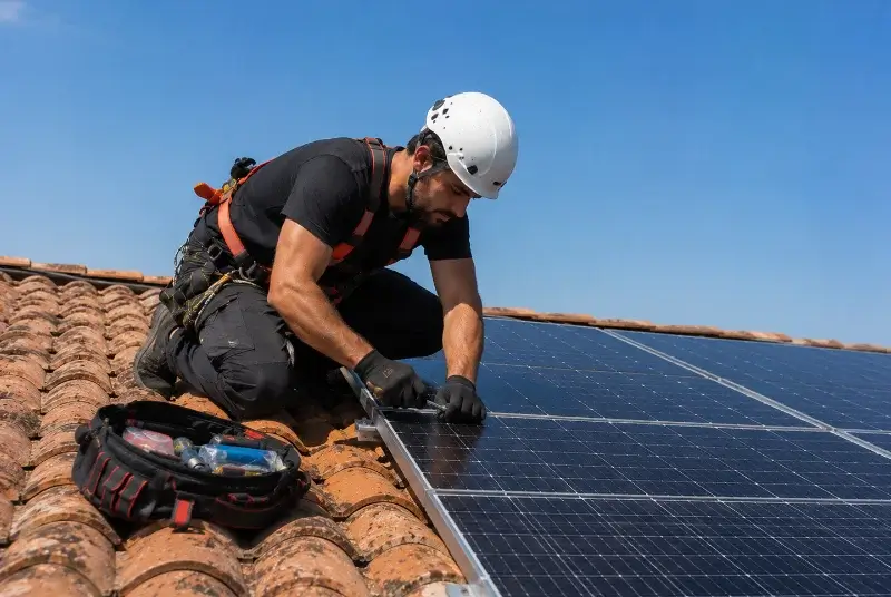 Maintenance et monitoring de panneaux solaires à Mackenheim