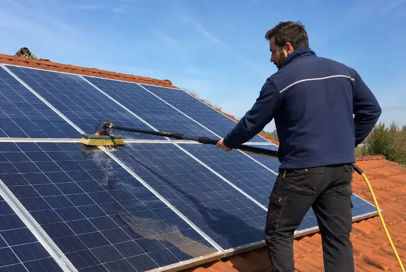 Nettoyage et entretien de panneaux solaires à Mackenheim